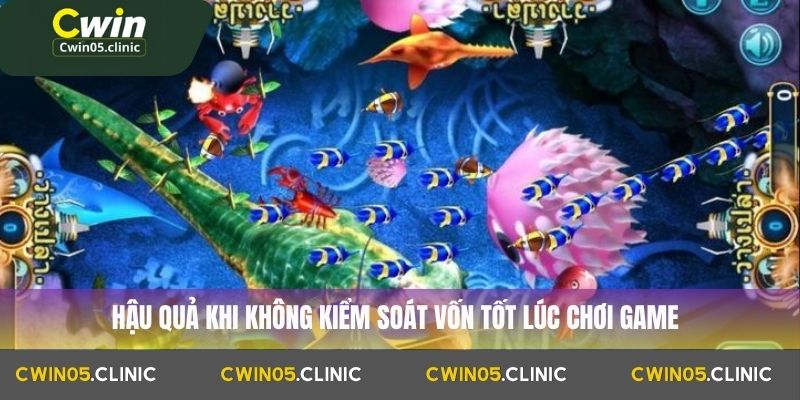 Chiến Thuật Bắn Cá Thông Minh Giúp Tối Ưu Điểm Thưởng 4 Hậu quả khi không kiểm soát vốn tốt lúc chơi game
